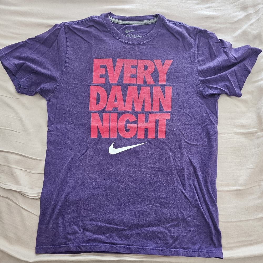 Nike Purple "Every Damn Night" Tee